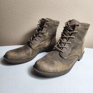 Kodiak Womens |11| Olive Green Leather Original All Seasons Waterproof Boots